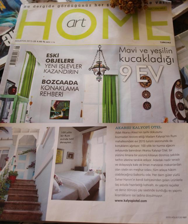 Akarsu Kalyopi Hotel Bozcaada Bagian luar foto